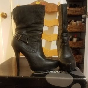 Andrea Leather Boots